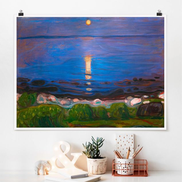 Kitchen Edvard Munch - Summer Night By The Beach