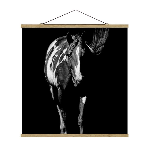 Modern art prints Horse In The Dark