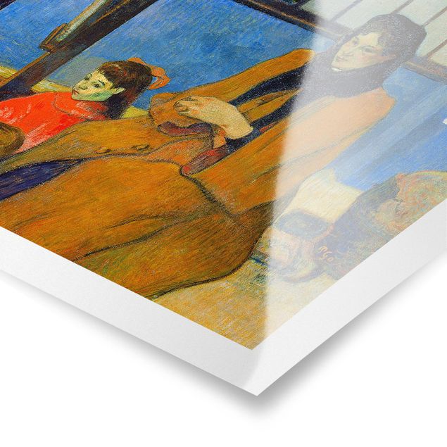 Family canvas wall art Paul Gauguin - The Schuffenecker Family