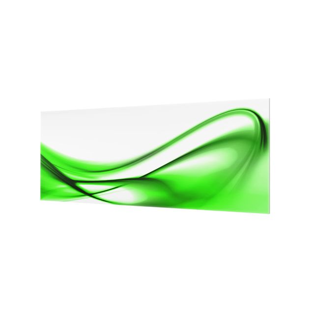 Glass Splashback - Green Touch - Panoramic
