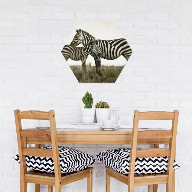 Animal canvas Zebra Couple