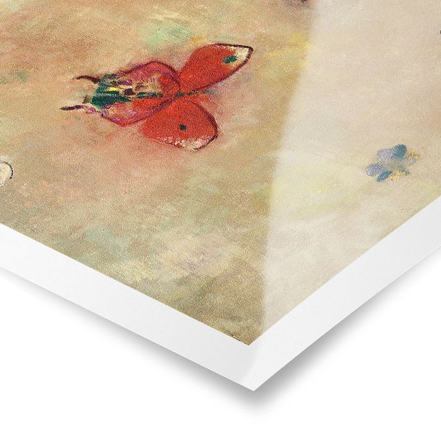 Prints animals Odilon Redon - Colourful Butterflies