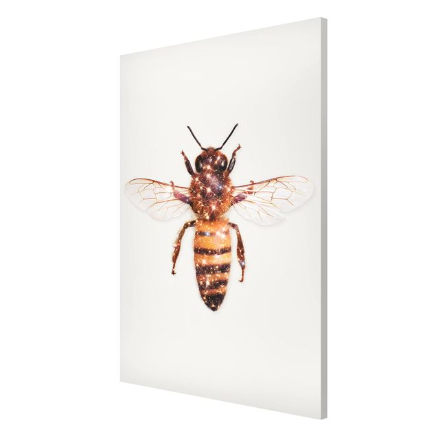 Canvas art Bee With Glitter