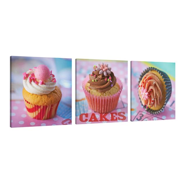Prints Colourful Cupcakes