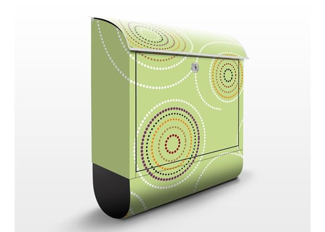 Letterboxes animals Aborigines Green Pattern