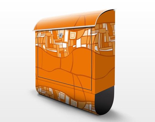 Letterboxes Abstract Ornament Orange