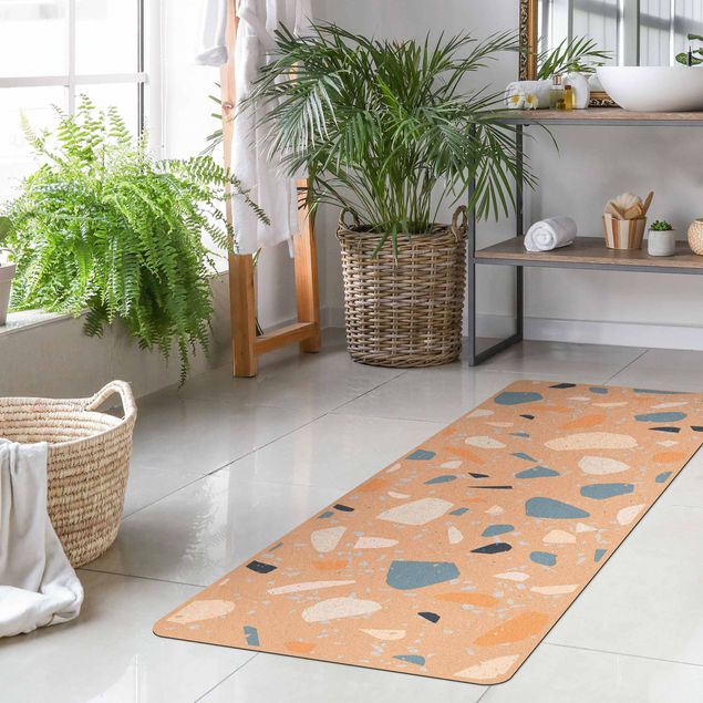 large area rugs Detailed Terrazzo Pattern Asti