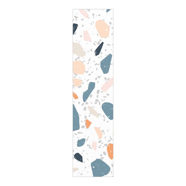 Patterned curtain panels Abstract Quarry Pastel Pattern