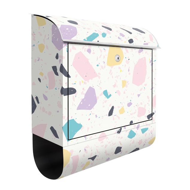 Letterboxes multicoloured Detailed Terrazzo Pattern Capri