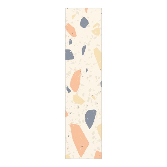 Patterned curtain panels Abstract Quarry Pastel Pattern