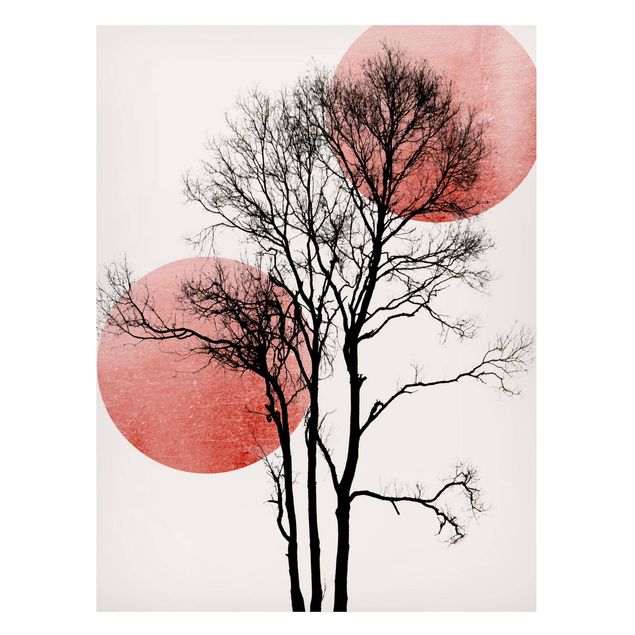 Prints landscape Tree in Nightsky