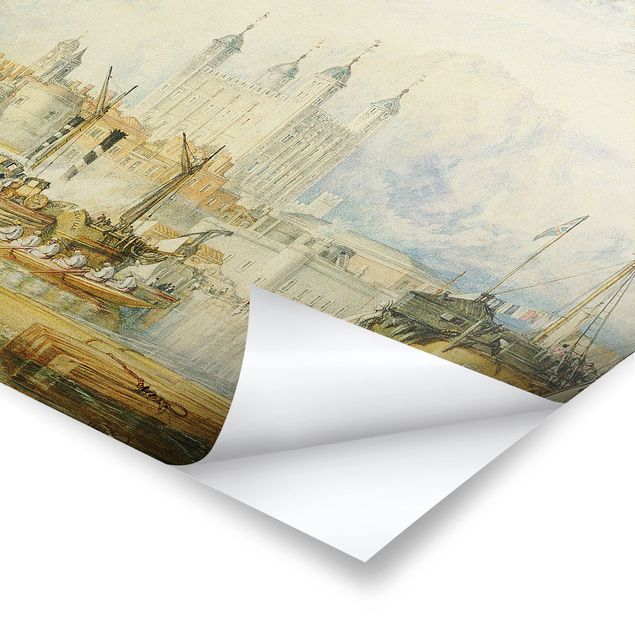 Contemporary art prints William Turner - Tower Of London