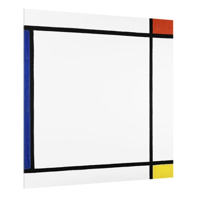 Glass splashback art print Piet Mondrian - Composition III