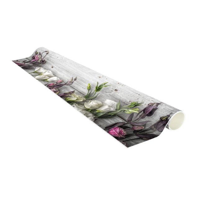 Modern rugs Tulip-Rose Shabby Wood Look