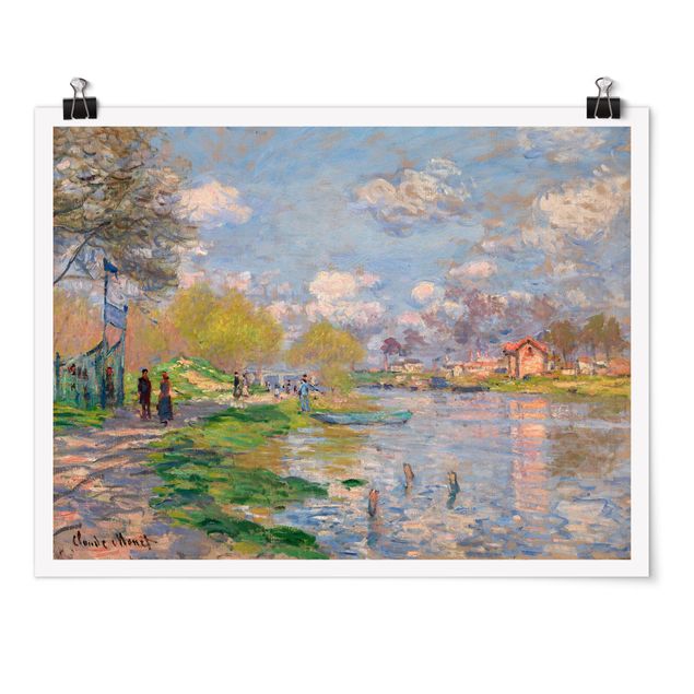 Landscape wall art Claude Monet - Spring On The Seine