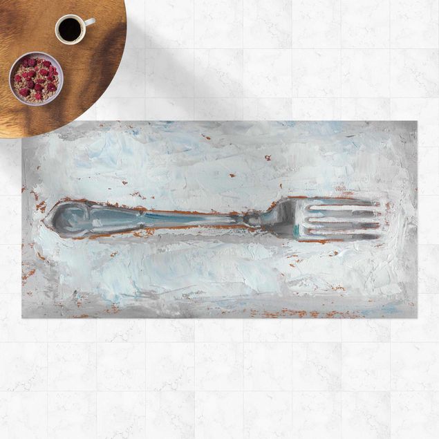 Outdoor rugs Impressionistic Cutlery - Fork