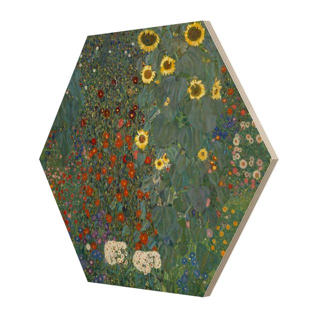Prints Gustav Klimt - Garden Sunflowers