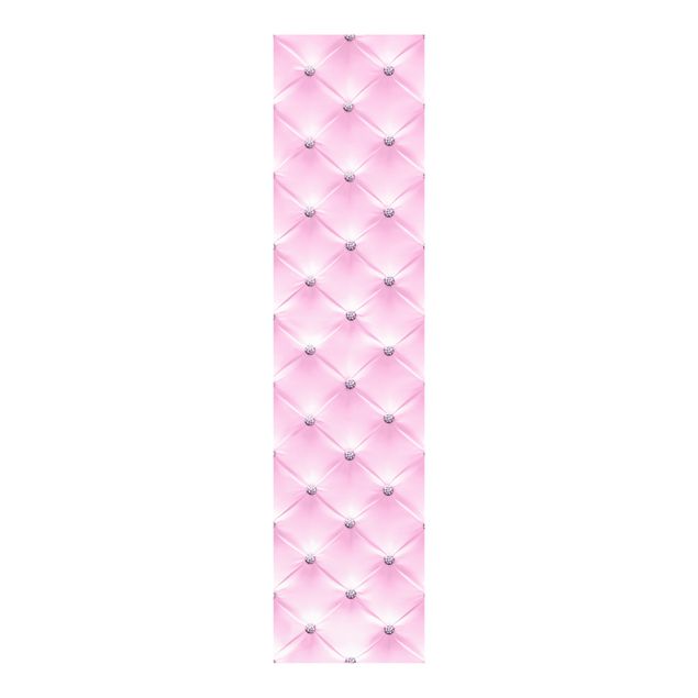 Sliding panel curtains patterns Diamond Light Pink Luxury