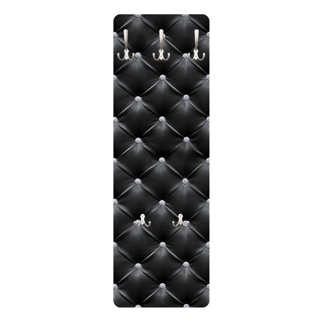 Wall mounted coat rack Diamond Black Luxury