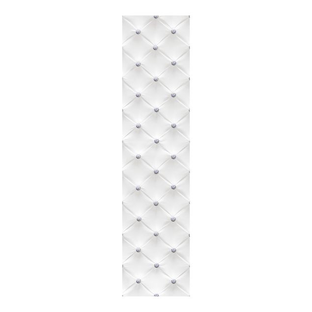 Patterned curtain panels Diamond White Luxury