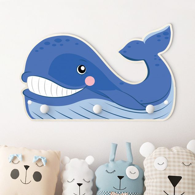 Kids room decor Chubby Whale