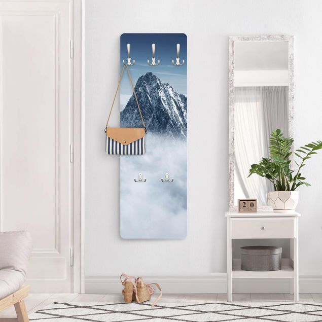 Wall coat rack The Alps Above The Clouds