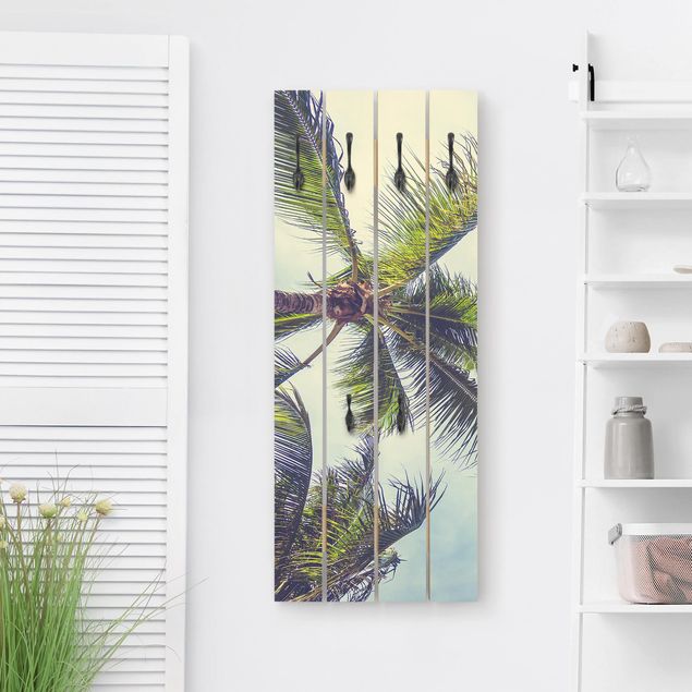 Wall mounted coat rack flower The Palm Trees