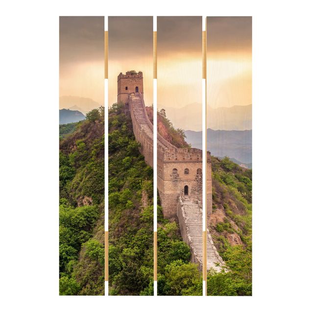 Wood photo prints The Infinite Wall Of China
