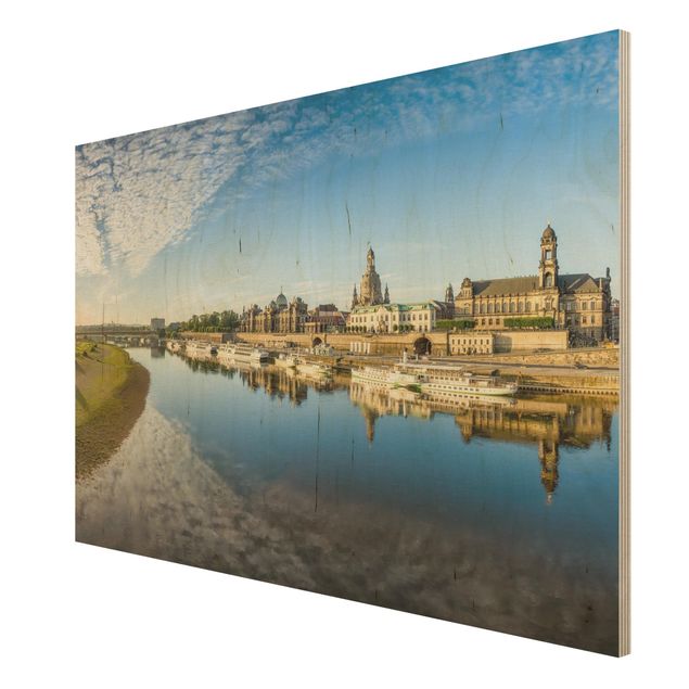 Wood photo prints The White Fleet Of Dresden