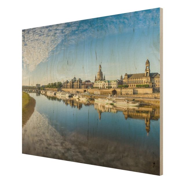 Wood photo prints The White Fleet Of Dresden