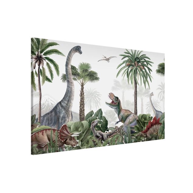 Kids room decor Dinosaur giants in the jungle