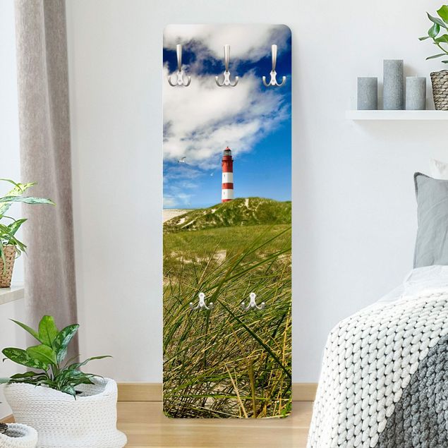 Wall mounted coat rack architecture and skylines Dune Breeze Lighthouse
