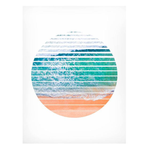 Prints landscape Ocean In A Circle