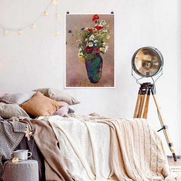 Art styles Odilon Redon - Flower Vase with Poppies