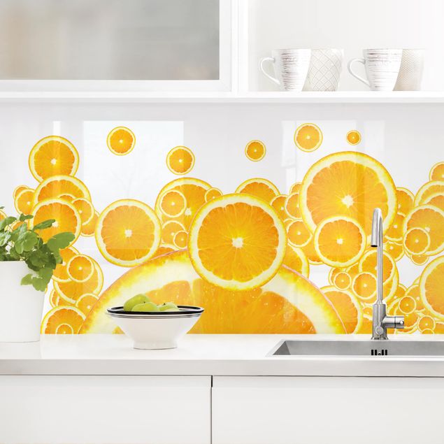 Kitchen Retro Orange Pattern II