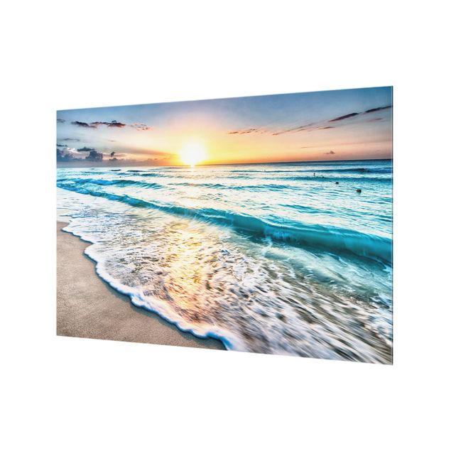 Glass Splashback - Sunset At The Beach - Landscape 2:3