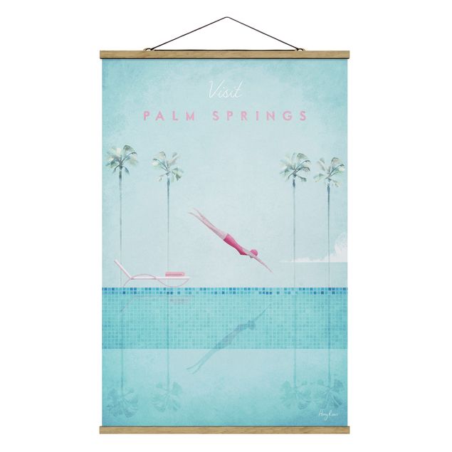 Retro wall art Travel Poster - Palm Springs