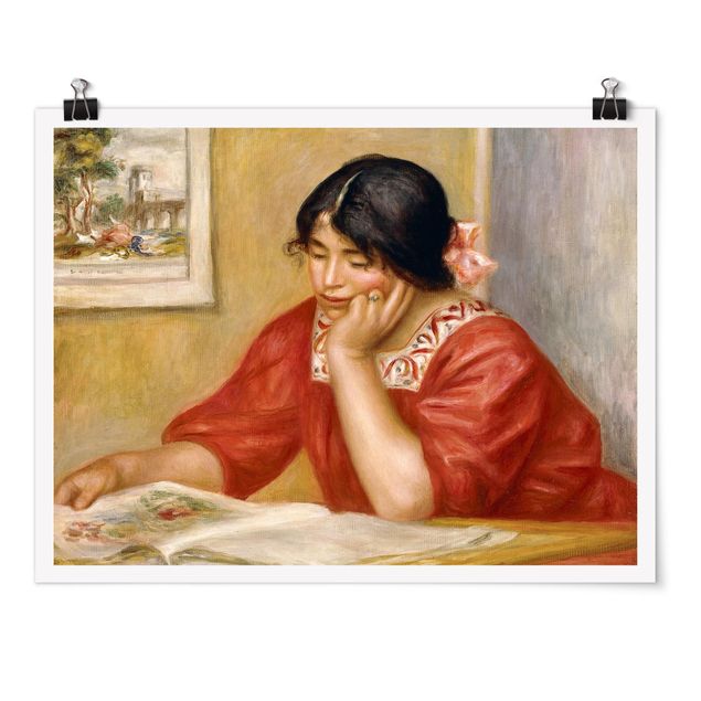 Art posters Auguste Renoir - Leontine Reading