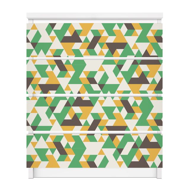Adhesive films yellow No.RY34 Green Triangles