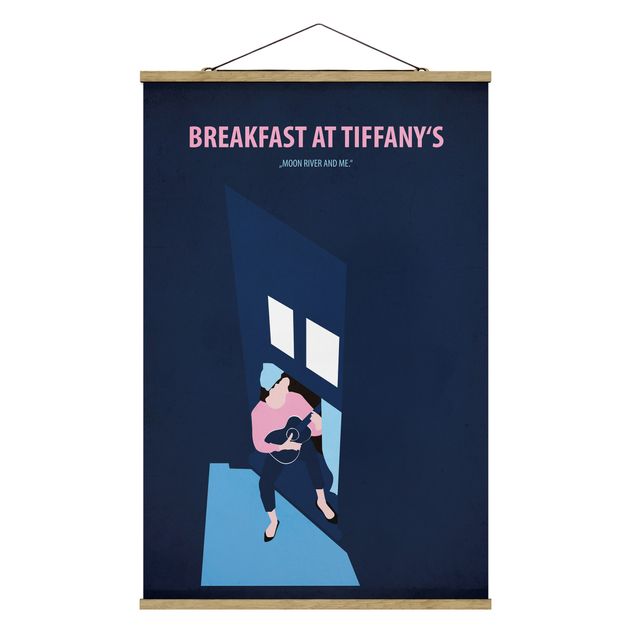 Framed portrait prints Film Posters Breakfast At Tiffany's