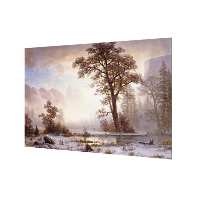 Art styles Albert Bierstadt - Yosemite Valley At Snowfall