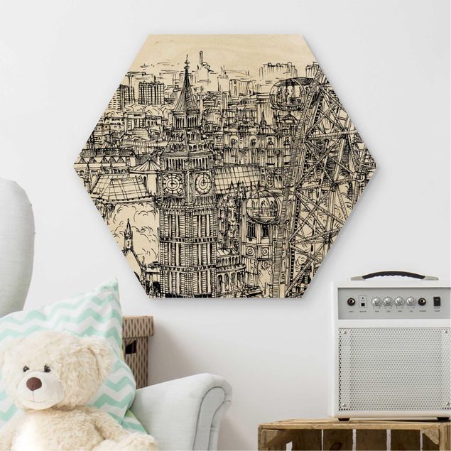 Prints City Study - London Eye