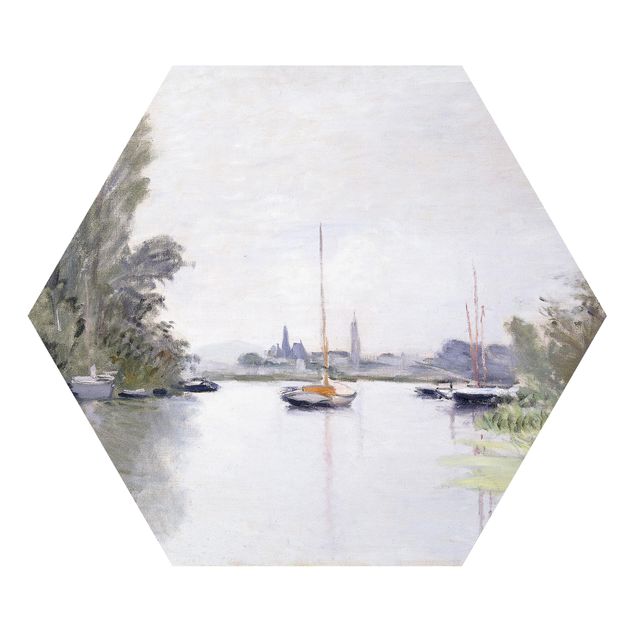 Art posters Claude Monet - Argenteuil Seen From The Small Arm Of The Seine