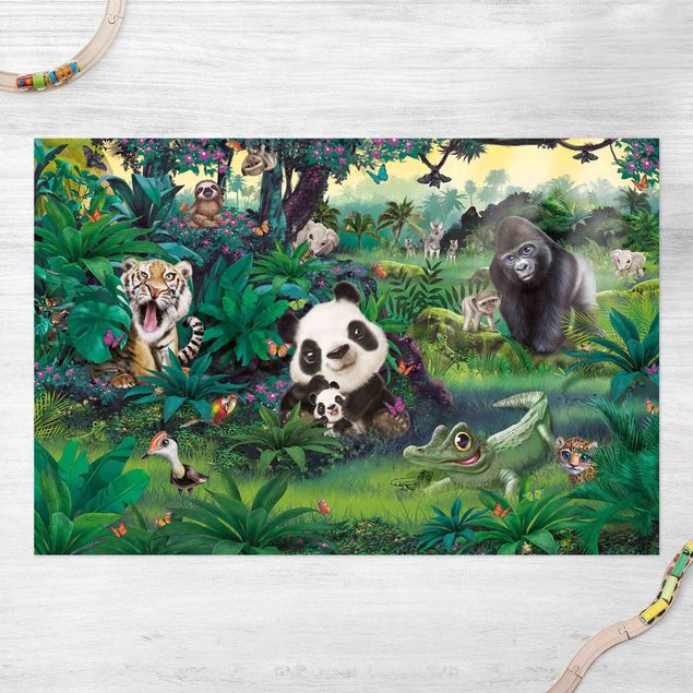 Outdoor rugs Animal Club International - Jungle With Animals