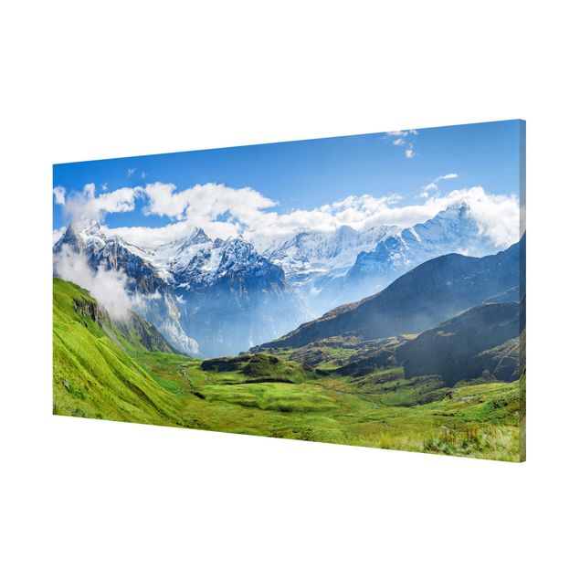 Mountain prints Swiss Alpine Panorama