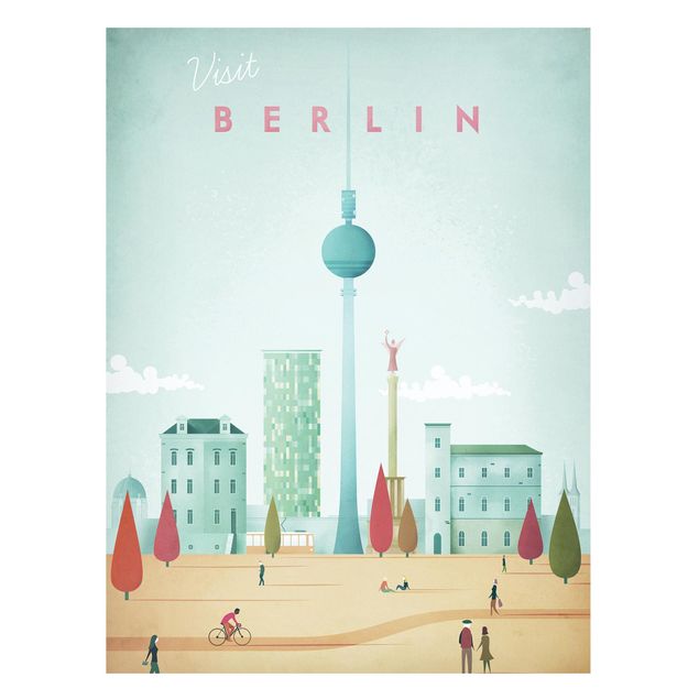 Art prints Berlin Travel Poster - Berlin