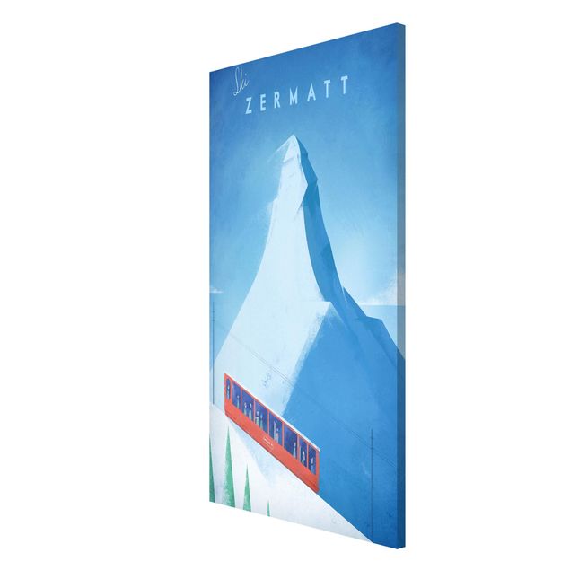 Mountain wall art Travel Poster - Zermatt