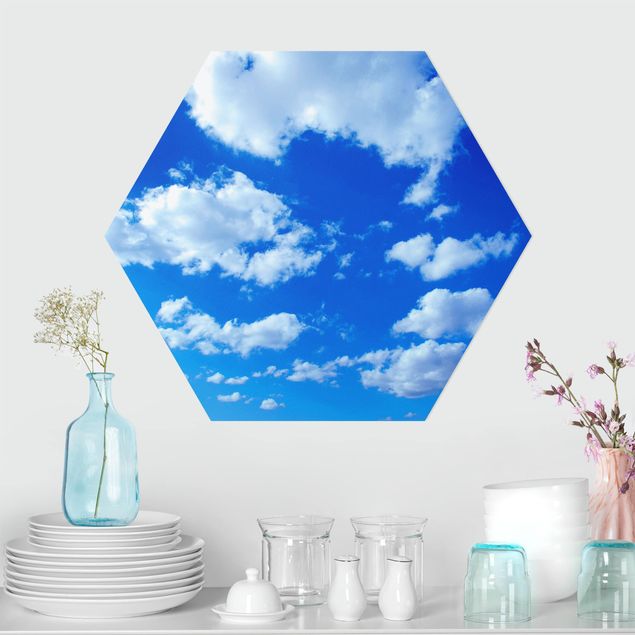 Modern art prints Cloudy Sky