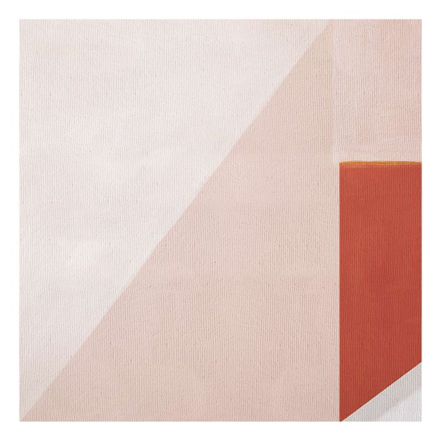 Splashback - Pink Geometry  - Square 1:1