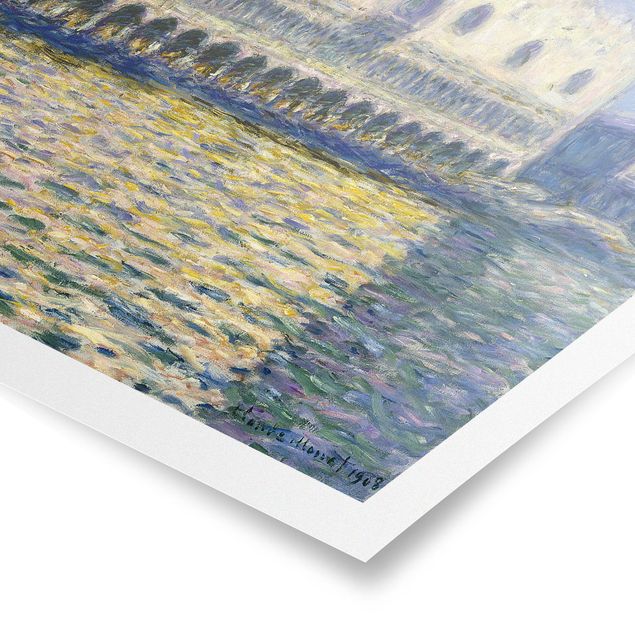 Art posters Claude Monet - The Palazzo Ducale
